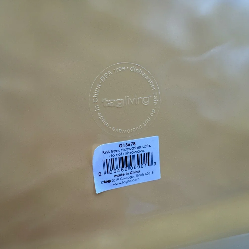 TAG Brand Bee Blossom Floral‎ Melamine Rectangular Platter G13678 Brand New
